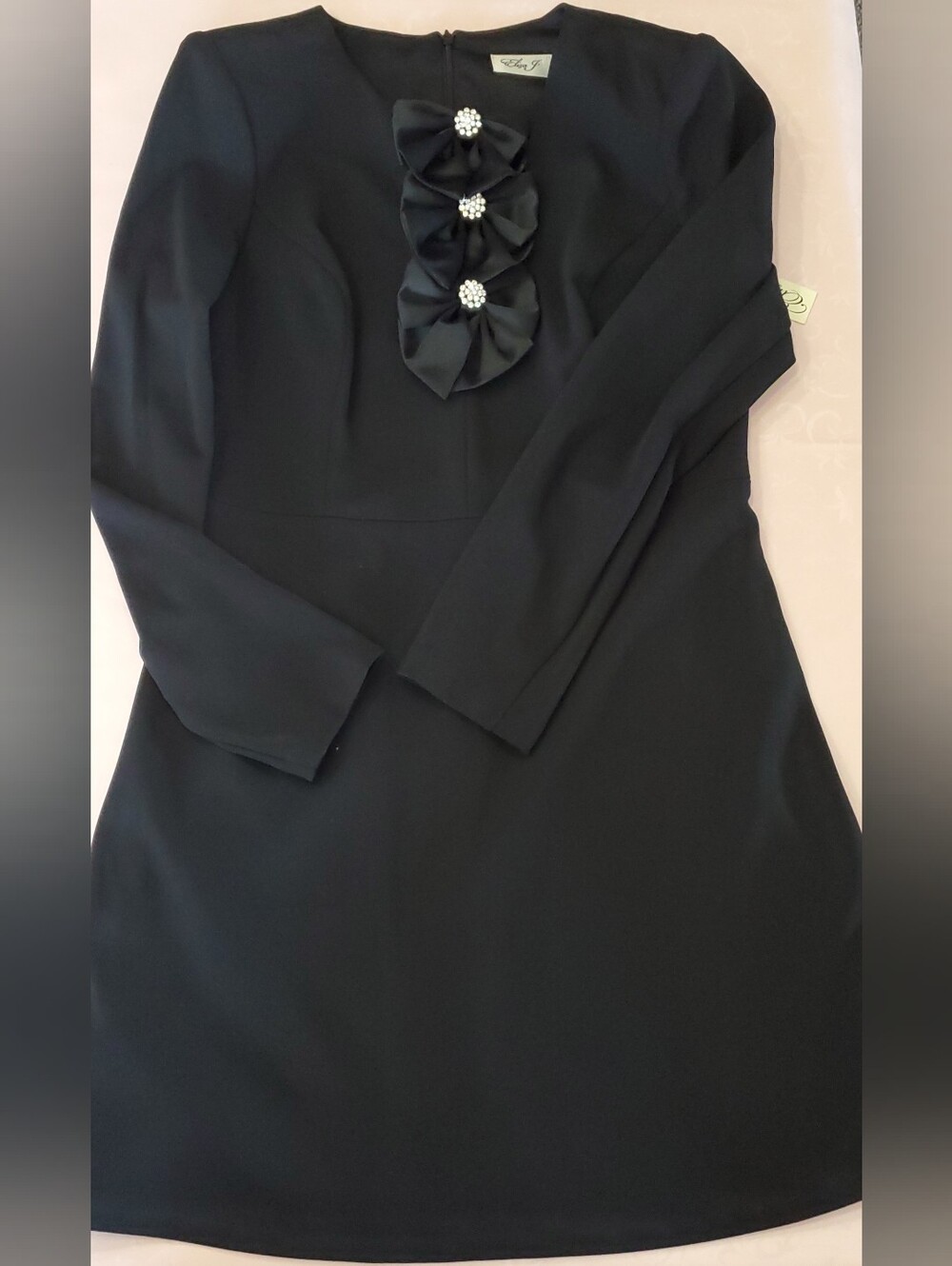 Eliza J Women's Bow-Trim Cocktail Dress SIZE 12